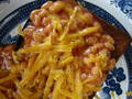 baked beans on toast with cheese
