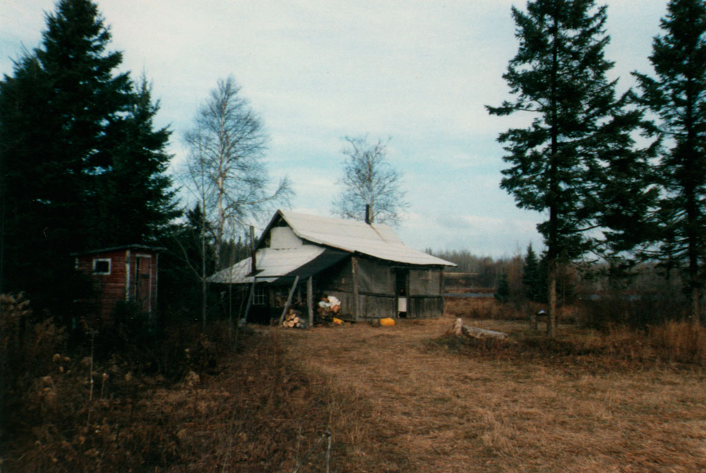 The shack with the outhouse